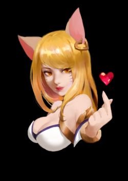 K/DA Ahri by 兔宝宝Bern HD Wallpaper Background Fan Art Artwork League of Legends lol