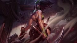 Classic Akali Splash Art Rework HD 4k Wallpaper Background Official Art Artwork League of Legends lol (2)