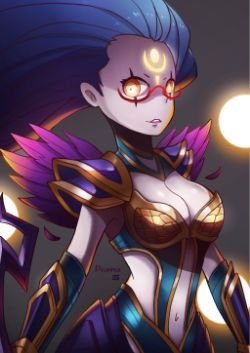 Dark Valkyrie Diana by LataeDelan HD Wallpaper Fan Art Artwork League of Legends lol