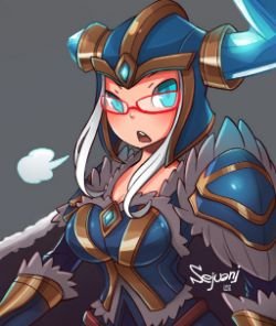 Sejuani by LataeDelan HD Wallpaper Fan Art Artwork League of Legends lol