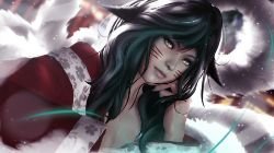Ahri by sculp2 HD Wallpaper Background Fan Art Artwork League of Legends lol