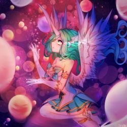 Star Guardian Soraka by shir124365 HD Wallpaper Background Fan Art Artwork League of Legends lol