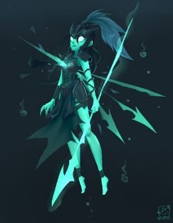 Kalista by inkinesss HD Wallpaper Fan Art Artwork League of Legends lol
