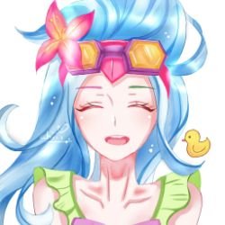 Pool Party Zoe by 池子chii HD Wallpaper Background Fan Art Artwork League of Legends lol