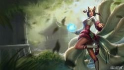 Dynasty Ahri Splash Art v2 League of Legends Artwork Wallpaper lol (2)