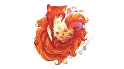 Gnar & Ahri by Endber HD Wallpaper Fan Art Artwork League of Legends lol