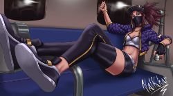 K/DA Akali by Val Leonhart HD Wallpaper Background Fan Art Artwork League of Legends lol
