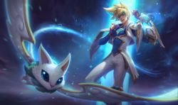 Star Guardian Ezreal Splash Art HD 4k Wallpaper Background Official Art Artwork League of Legends lol