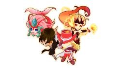Chibi Twisted Fate, Lee Sin, Nami & Zyra by 柿P HD Wallpaper Fan Art Artwork League of Legends lol