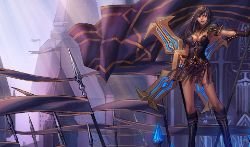 Warrior Princess Sivir Splash Art League of Legends Artwork Wallpaper lol