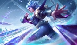 Frostblade Irelia Splash Art Update Rework HD 4k Wallpaper Background Official Art Artwork League of Legends lol