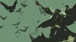 Tyrant Swain Minimalistic by AlexisRayne HD Wallpaper Fan Art Artwork League of Legends lol