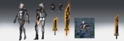 PROJECT Riven (Skin Concept) by zippo514 HD Wallpaper Fan Art Artwork League of Legends lol