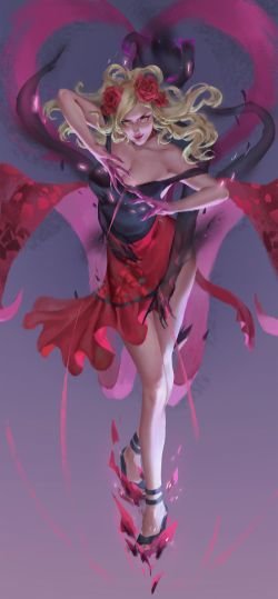 Tango Evelynn Rework by 夫鬼 HD Wallpaper Background Fan Art Artwork League of Legends lol