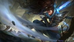 Yasuo by 不纯骚年_qq HD Wallpaper Background Fan Art Artwork League of Legends lol