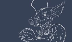 Gentleman Gnar Minimalistic by Light-linx HD Wallpaper Fan Art Artwork League of Legends lol