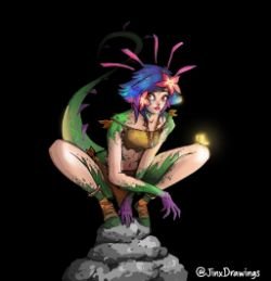 Neeko by JinxDrawings HD Wallpaper Background Fan Art Artwork League of Legends lol