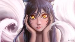 Ahri by by JaezX HD Wallpaper Background Fan Art Artwork League of Legends lol