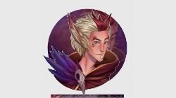 Rakan Portrait by Deoxy Diamond HD Wallpaper Fan Artwork League of Legends lol