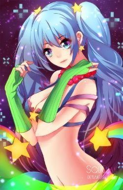 Arcade Sona by SquChan HD Wallpaper Fan Art Artwork League of Legends lol