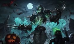 Halloween Undead Zed by 小归MIST HD Wallpaper Background Fan Art Artwork League of Legends lol