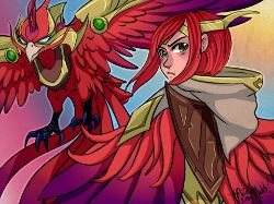 Phoenix Quinn by Hazelmutt League of Legends Artwork Wallpaper lol