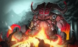 Ornn by hanlam HD Wallpaper Background Fan Art Artwork League of Legends lol