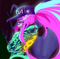 K/DA Akali by JReno-kun HD Wallpaper Background Fan Art Artwork League of Legends lol
