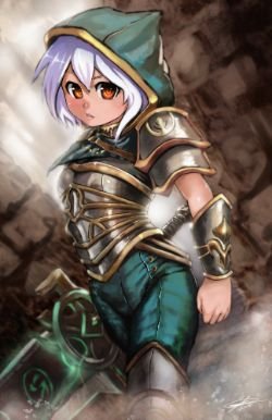 Riven by knighthead HD Wallpaper Background Fan Art Artwork League of Legends lol