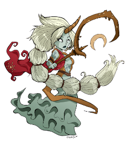 Soraka by GwaynsBox HD Wallpaper Fan Art Artwork League of Legends lol