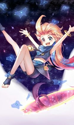 Zoe by Dymao HD Wallpaper Background Fan Art Artwork League of Legends lol