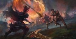 Jax, Draven & Sion by berylcirclet HD 4K Wallpaper Fan Art Artwork League of Legends lol