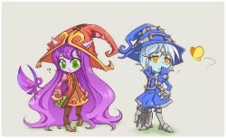Veigar & Lulu by ややこ HD Wallpaper Fan Art Artwork League of Legends lol