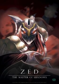 Zed by Lorena SDW HD Wallpaper Background Fan Art Artwork League of Legends lol