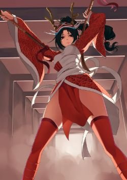 Blood Moon Akali by FKEY League of Legends Artwork Wallpaper lol