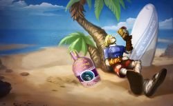 Surfer Singed Splash Art HD 4k Wallpaper Background Official Art Artwork League of Legends lol