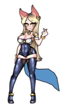 Chibi K/DA Ahri by 젖은물티슈 HD Wallpaper Background Fan Art Artwork League of Legends lol