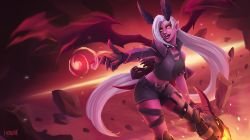 Demon Jinx (Concept) by nebura HD Wallpaper Background Fan Art Artwork League of Legends lol