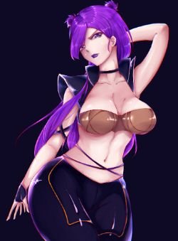 K/DA Kai'Sa by 冬阳 HD Wallpaper Background Fan Art Artwork League of Legends lol