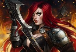 Katarina by fdasuarez HD Wallpaper Fan Art Artwork League of Legends lol