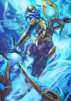 Frostblade Irelia by MonoriRogue HD Wallpaper Fan Art Artwork League of Legends lol