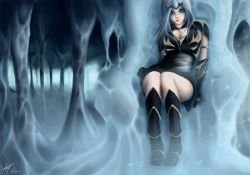 Ashe by ZackArgunov HD Wallpaper Fan Art Artwork League of Legends lol