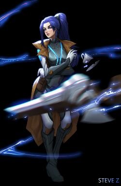 Pulsefire Caitlyn by Steve Zheng HD Wallpaper Fan Art Artwork League of Legends lol