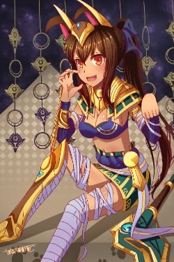 Female Nasus by Frown Gender Swap Bend HD Wallpaper Fan Artwork League of Legends lol