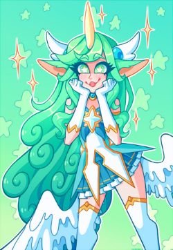 Star Guardian Soraka by League of Stars HD Wallpaper Background Fan Art Artwork League of Legends lol