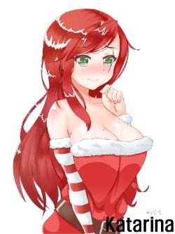 Slay Belle Katarina by ChocoNyan HD Wallpaper Fan Art Artwork League of Legends lol (2)