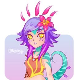 Neeko by keroneru HD Wallpaper Background Fan Art Artwork League of Legends lol