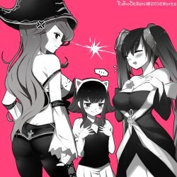 Miss Fortune, Annie & Sona by オカシイ カホ HD Wallpaper Fan Art Artwork League of Legends lol