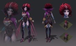 Evelynn (Skin Concept) by CMorilla HD Wallpaper Fan Art Artwork League of Legends lol