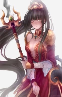 Warring Kingdoms Nidalee by shouu-kun HD Wallpaper Fan Artwork League of Legends lol